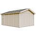 Garage Qualité Premium 17 M² - L378xl530 Cm- Garage Pour Auto, Moto, Vélos, Machines De Jardinage - Construction En Panneaux Lp Smartside - Abri De Jardin M991b - Foto miniatura 5