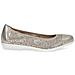Taupe Sue Met Casual Closed Ballerinas Ballerine Pelle Scarpe Donna Oro Eu 37, 9-22151-20-354 - Foto miniatura 2