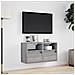 Mobili TV a Parete con Luci LED 2pz Grigio Sonoma 41x31x45 cm - Foto miniatura 5