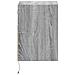 Mobili TV a Parete con Luci LED 2pz Grigio Sonoma 41x31x45 cm - Foto miniatura 7