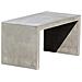 Panca Da Soggiorno In Cemento 80x40x40 Cm - Foto miniatura 1