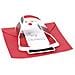 Poxtal Pack 10 Pz Carta Per Regali Di Natale Con Busta Rossa Con Design Di Babbo Natale - Foto miniatura 4