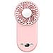 Ventilatore Pieghevole Con Display Digitale Di Raffreddamento - Comfort Portatile Pink - Foto miniatura 1