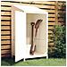 Capanno Da Giardino Bianco 55x52x112 Cm Legno Massello Di Abete - Foto miniatura 8