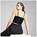 Wardrobe Ess Ribbed Tank Top 62977101, Donne, Nero, S - Foto miniatura 3