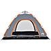 Tenda Campeggio 5 Persone Grigio e Arancione a Rilascio Rapido - Foto miniatura 7