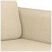 Set di Divani 4 pz con Cuscini Crema in Tessuto - Foto miniatura 7