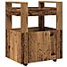 Carrello da Cucina  in Legno Invecchiato 60x45x80 cm in Legno Ingegnerizzato - Foto miniatura 8