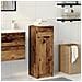 Mobile da bagni in legno antico 32x34x90 cm in legno ingegnerizzato - Foto miniatura 2