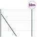 Recinzione Esagonale  Verde 1.6x50 m Acciaio, Pali per Recinzione  13 pz Verde Ø32 mm 210 cm Acciaio Galvanizzato - Foto miniatura 3
