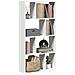 Libreria Bianca 60x20x120 cm in Truciolato - Foto miniatura 2