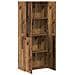 Armadio per Archiviazione Set di 2 Vecchio Legno - Foto miniatura 5