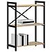 Libreria rovere sonoma 60 x 30 x 83 cm Legno multistrato - Foto miniatura 3