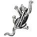 Spilla A Forma Di Gatto, Argento Sterling 925, 10µ, Anticata - Foto miniatura 3