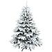 Albero di Natale artificiale con 150 LED Bianco 150 cm PE e PVC - Foto miniatura 5