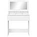 Tavoli da Trucco per Camera da Letto Bianco 80 x 39,6 x 135 cm - Foto miniatura 6