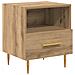 Comodino 2 pcs Marrone 40 x 35 x 47,5 cm Legno multistrato - Foto miniatura 5