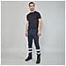 Pantalone ZURIGO REFLECTING Multitasche Elasticizzato Cotone Rifrangente COLORE NAVY TAGLIA L - Foto miniatura 2