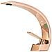 Rubinetto per lavabo da bagno, Blackswan, tipo M92, modello oro rosa, misura 16,6 cm - Foto miniatura 1