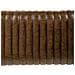 Sgabello In Legno E Pelle Marrone120x35x76h - Foto miniatura 5