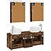 Set di mobili per il bagno 5 pcs Rovere Fumo - Foto miniatura 8