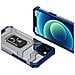 Custodia Crystal Ring Con Supporto Resistente Per Iphone 12 Mini Blu - Foto miniatura 5