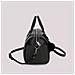 borsa bauletto con charm e cuore NERO - Foto miniatura 2