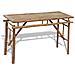 Tavolo da Birreria e Picnic Set 3 pz in Bambù Pieghevole - Foto miniatura 3