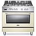 Cucina Elettrica PRO96MC 5 Fuochi a Gas Forno Elettrico Ventilato Dimensione 90 x 60 cm Colore Beige - Foto miniatura 3