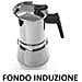 Caffettiera Induzione, Acciaio Inossidabile, Steel Moka - 4 Tazze - Foto miniatura 1