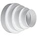 80100120125150160mm Giro Sfogo Tubo Riduttore Ventilazione Riduzione - Foto miniatura 1