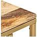 Tavolino di Servizio 35x45x65 cm in Legno Massello di Mango - Foto miniatura 5