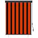 Tenda A Rullo Per Esterni 120x250 Cm Arancione E Marrone - Foto miniatura 2
