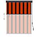 Tenda A Rullo Per Esterni 120x250 Cm Arancione E Marrone - Foto miniatura 3