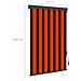 Tenda A Rullo Per Esterni 120x250 Cm Arancione E Marrone - Foto miniatura 8