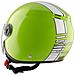 Jet Moto Casco Parasole Doppia Visiera Verde Grafica Bianca Omologato Ece Xl - Foto miniatura 3