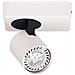 Faretti Moderni Bianco, Nero 1 Luce Con Alluminio, Paralume Bianco, Gu10 - Foto miniatura 1