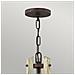 Lampadario 3 Luci Ferro Finitura Ruggine, E14 - Foto miniatura 4