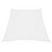 Parasole a Vela in Tela Oxford a Trapezio 3/5x4 m Bianco - Foto miniatura 1