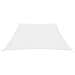 Parasole a Vela in Tela Oxford a Trapezio 3/5x4 m Bianco - Foto miniatura 3