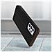 Custodia Samsung Galaxy A72 Portacarte Supporto Video Vera Pelle Nera - Foto miniatura 4