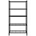Scaffale a 5 Livelli 90x35x180 cm Nero 250 kg - Foto miniatura 2