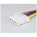SATA to 4pin Molex adapter, 15pin SATA, 4pin Molex, Multi, 0,15m - Foto miniatura 3