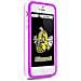 Custodia per Apple iPhone 4, bianco / rosa - Foto miniatura 1