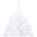 Set Albero Natale Artificiale con LED Palline Bianco 120 cm PVC - Foto miniatura 2