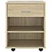 Mobiletto con Ruote Rovere Sonoma 46x36x59 cm Legno Multistrato - Foto miniatura 3