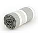 Telo Arredo Granfoulard Copritutto Cotone Made Italy Vari Disegni Arredatutto Copriletto Multiuso 2 Piazze Grancasa Grigio - Foto miniatura 10