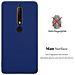 Custodia Compatibile Con Nokia 6 2018 / Nokia 6.1 In Candy Blu Scuro - Coperchio Protettivo In Silicone Tpu Flessibile - Foto miniatura 2
