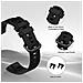Cinturino Per Orologio Huawei Band 3/3 Pro / 4 Pro Nero Tpu - Foto miniatura 12
