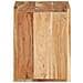 Sgabello 40 X 30 X 40 Cm Legno Massello Di Acacia - Foto miniatura 3